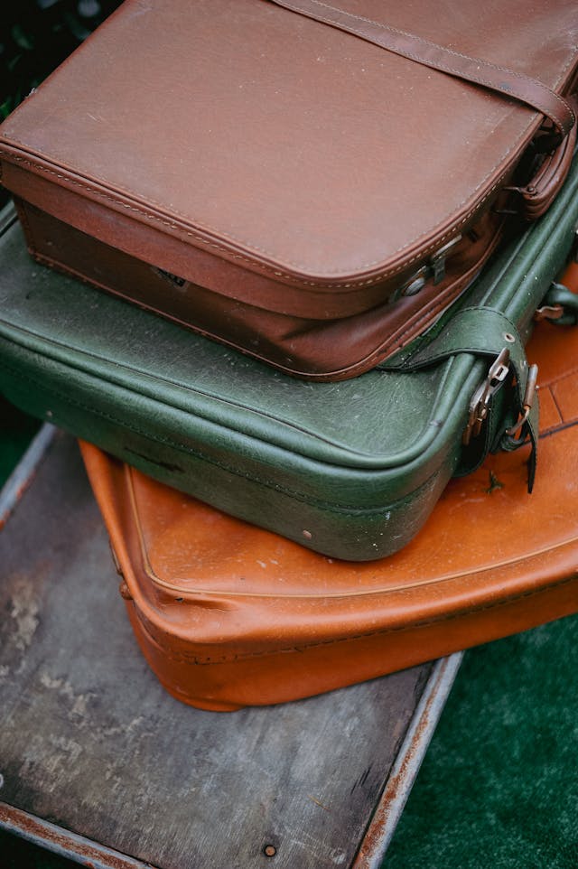 clean and shine old briefcase