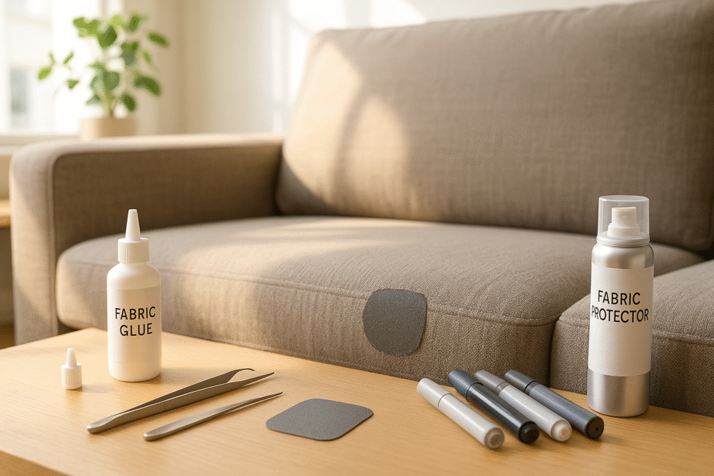 expert upholstery repair tools for fixing couch burn holes