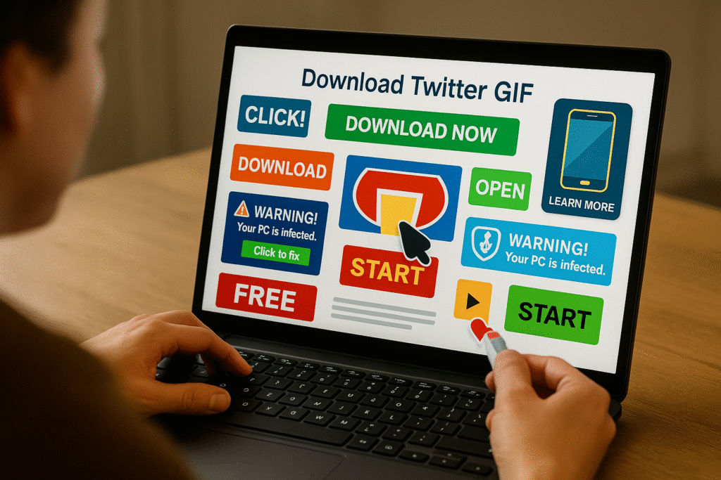 common mistakes while downloading gifs