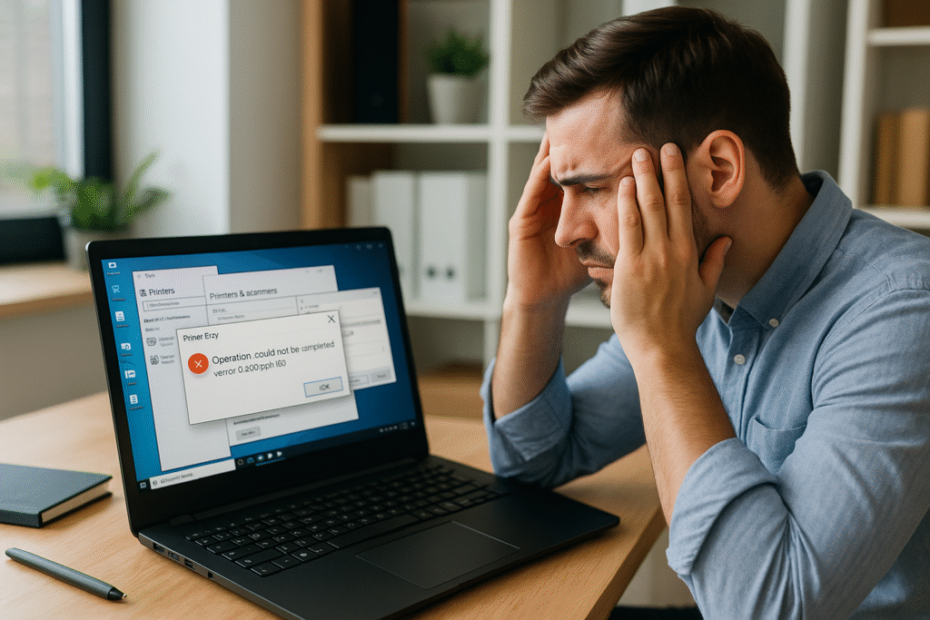 common printer errors