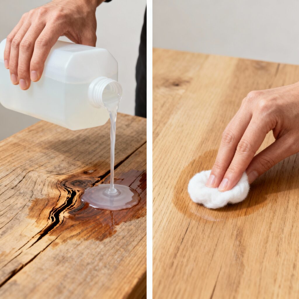 wrong vs correct methods of using acetone to remove super glue